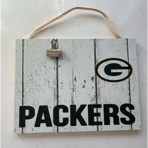 Green Bay Packers Wooden Sign
